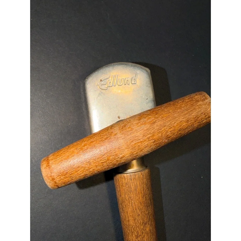 Vintage Edlund No 5 Junior Can Opener Wood Handle Burlington VT USA Made Antique